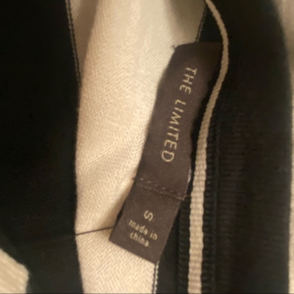 2/$35 The Limited Black & White Cardigan Sweater Small S NEW NWT - Picture 6 of 7